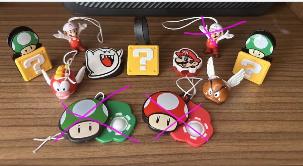 Продам іграшки з Kinder Joy Super Mario (Кіндер джой Супер Маріо)