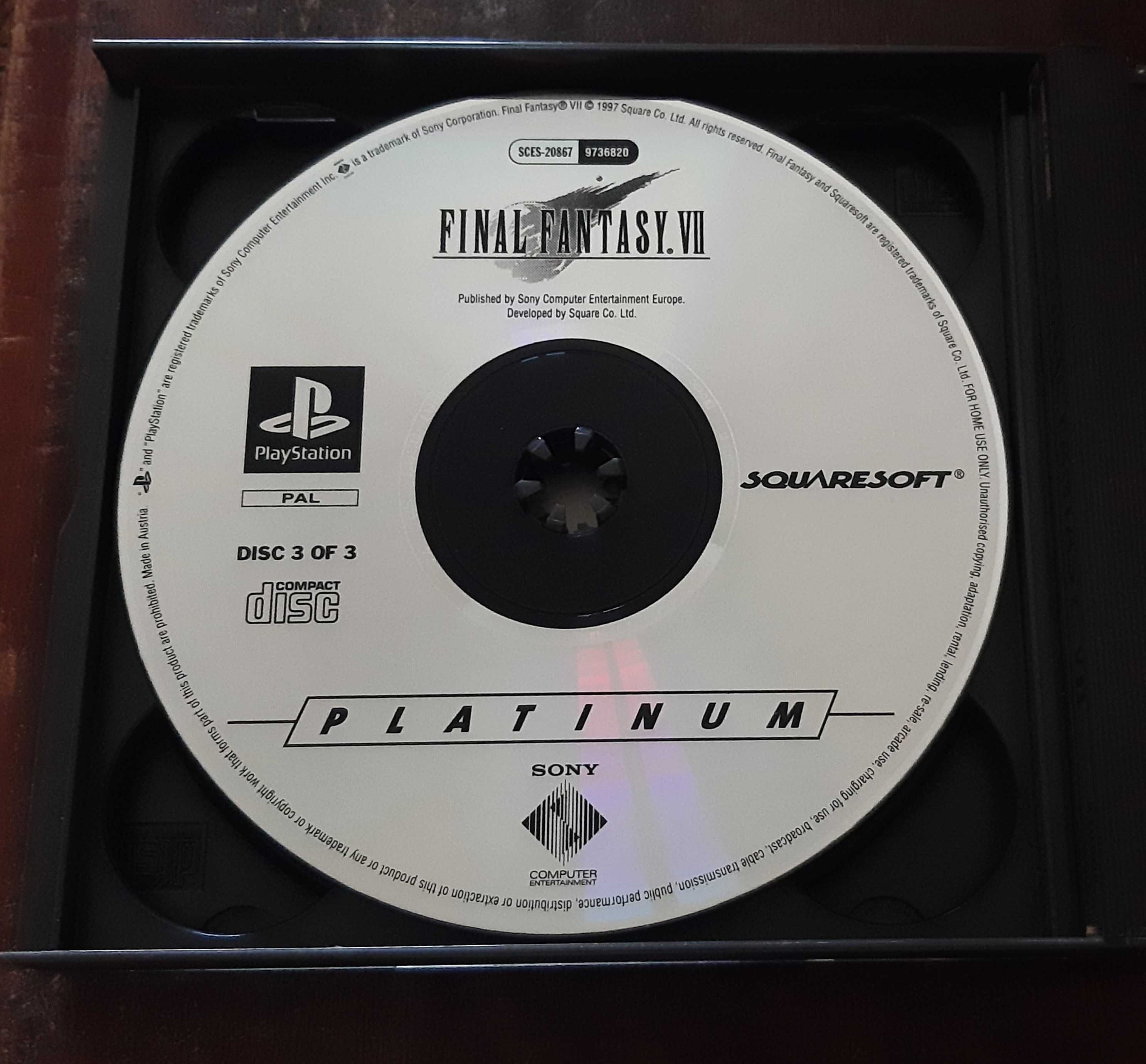 Final Fantasy VII - PlayStation (PAL) (Platinum)