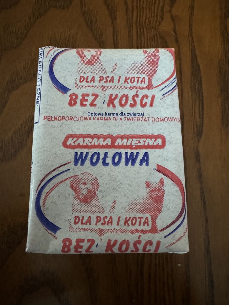 Mięso dla psa i kota wołowina bez kości