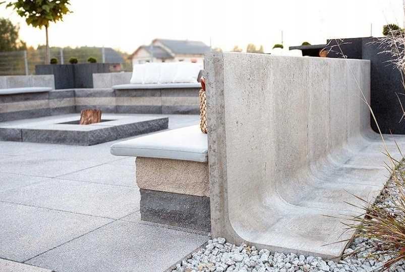 Mur oporowy typu L, ściana oporowa L-ka ELKI T-ka TETKA 80 - 520 cm