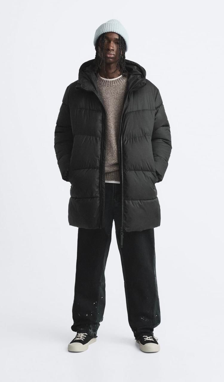 ZARA пуховик чоловічий, XL, куртка зимова, пальто