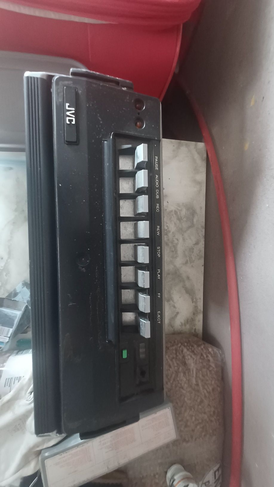 Gravador de video cassettes + camera + bateria portátil JVC