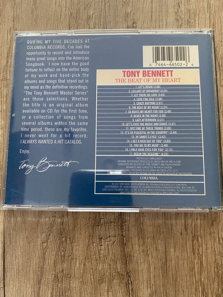 Tony Bennett The Beat of my heart CD