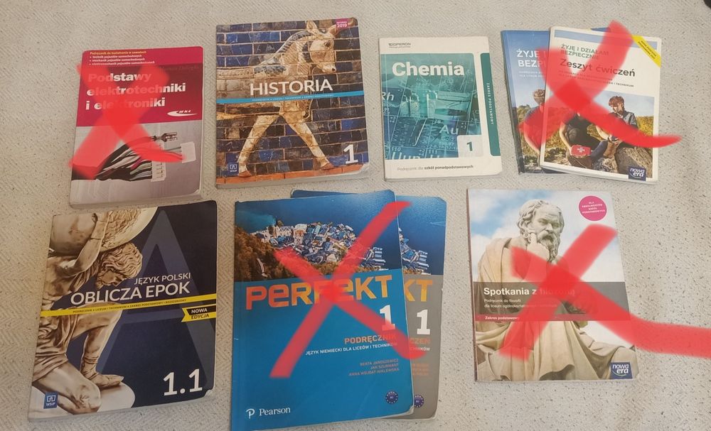 Podręczniki liceum i technikum