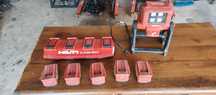 Lampa hilti SL 6-A22 + ŁADOWARKA C4/36-MC4 baterie b22 5.2 5szt.