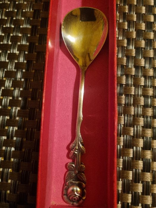 Łyżeczka posrebrzana Hefra