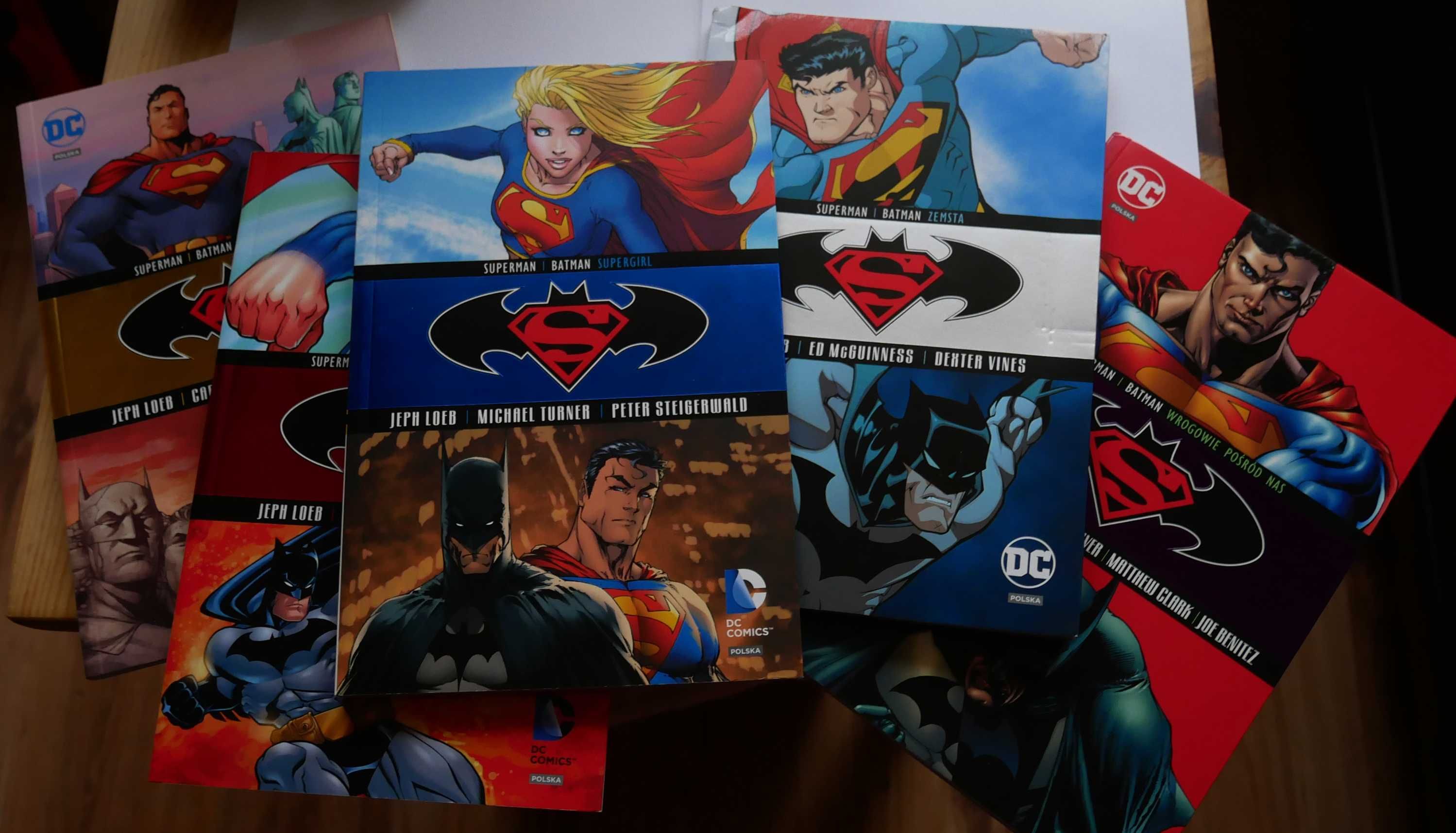 komiks SUPERMAN BATMAN Tomy 1-5 komplet