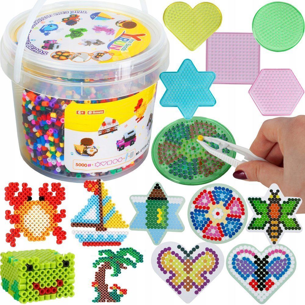 Koraliki Do Prasowania Szablony Beads 5000 Elementów Do Bransoletek