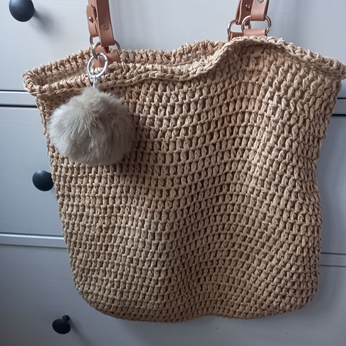 Torba na lato plażę słomkowa torebka