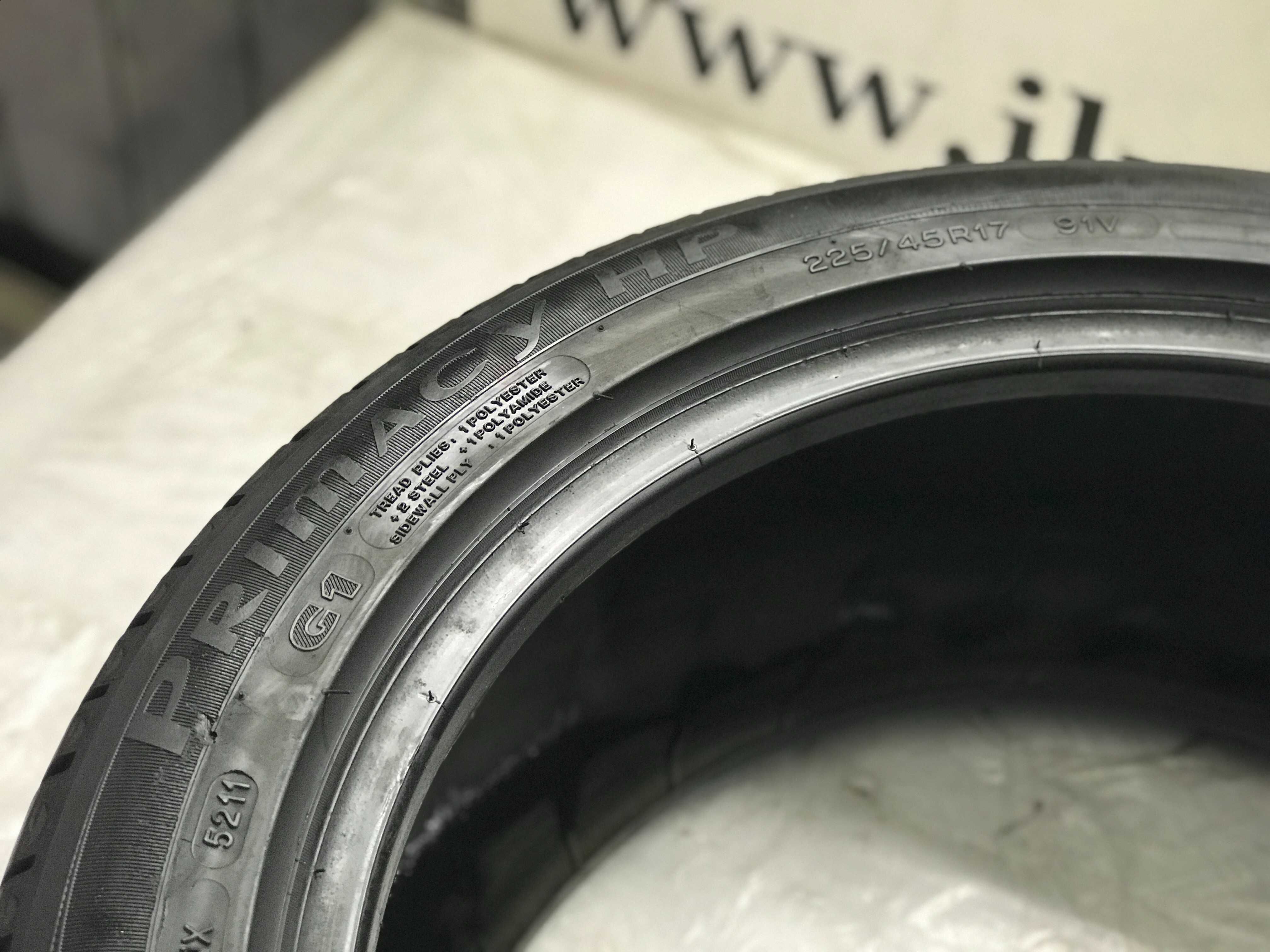 Розпаровка 1шт 225/45 R17 Michelin Primacy HP літо гума