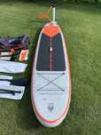 NOWA 2024r deska SUP 10.2 wiosło CARBON SHARK 25PSI gwarancja 3 LATA