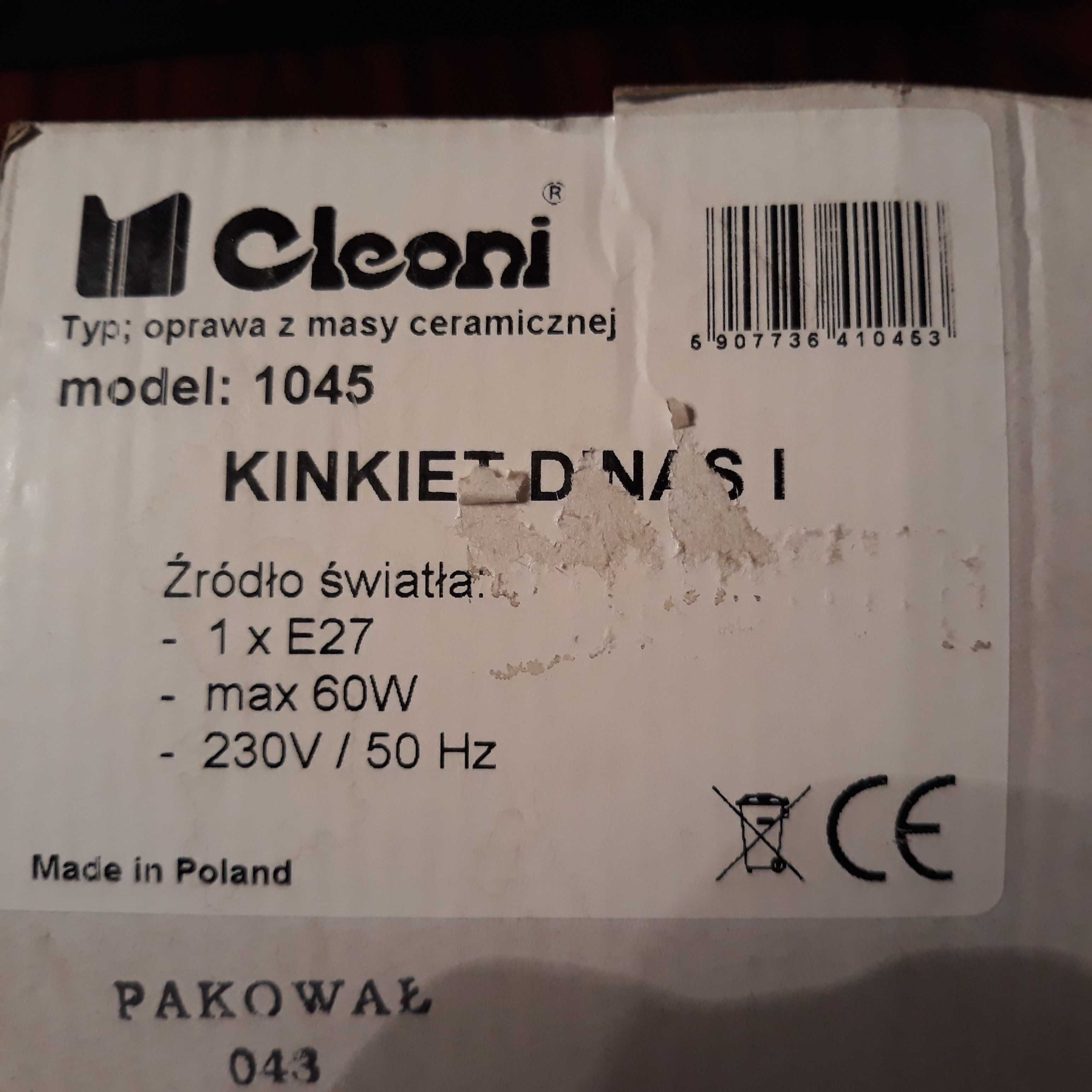 kinkiet lampa Cleoni Dinas (2 sztuki)