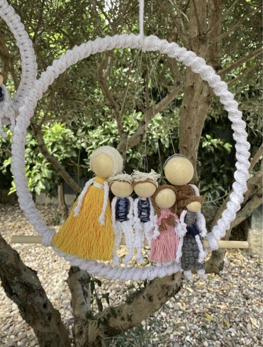Familia em macrame