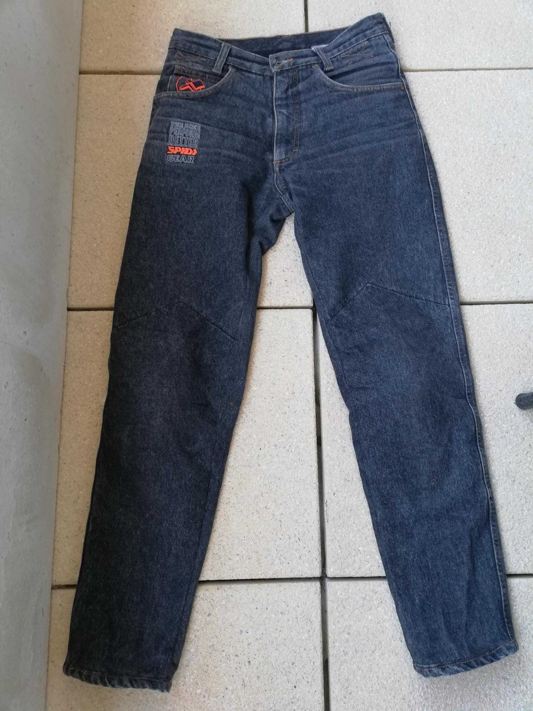 Calças moto ganga cinza escuro SPIDI Kevlar tamanho S