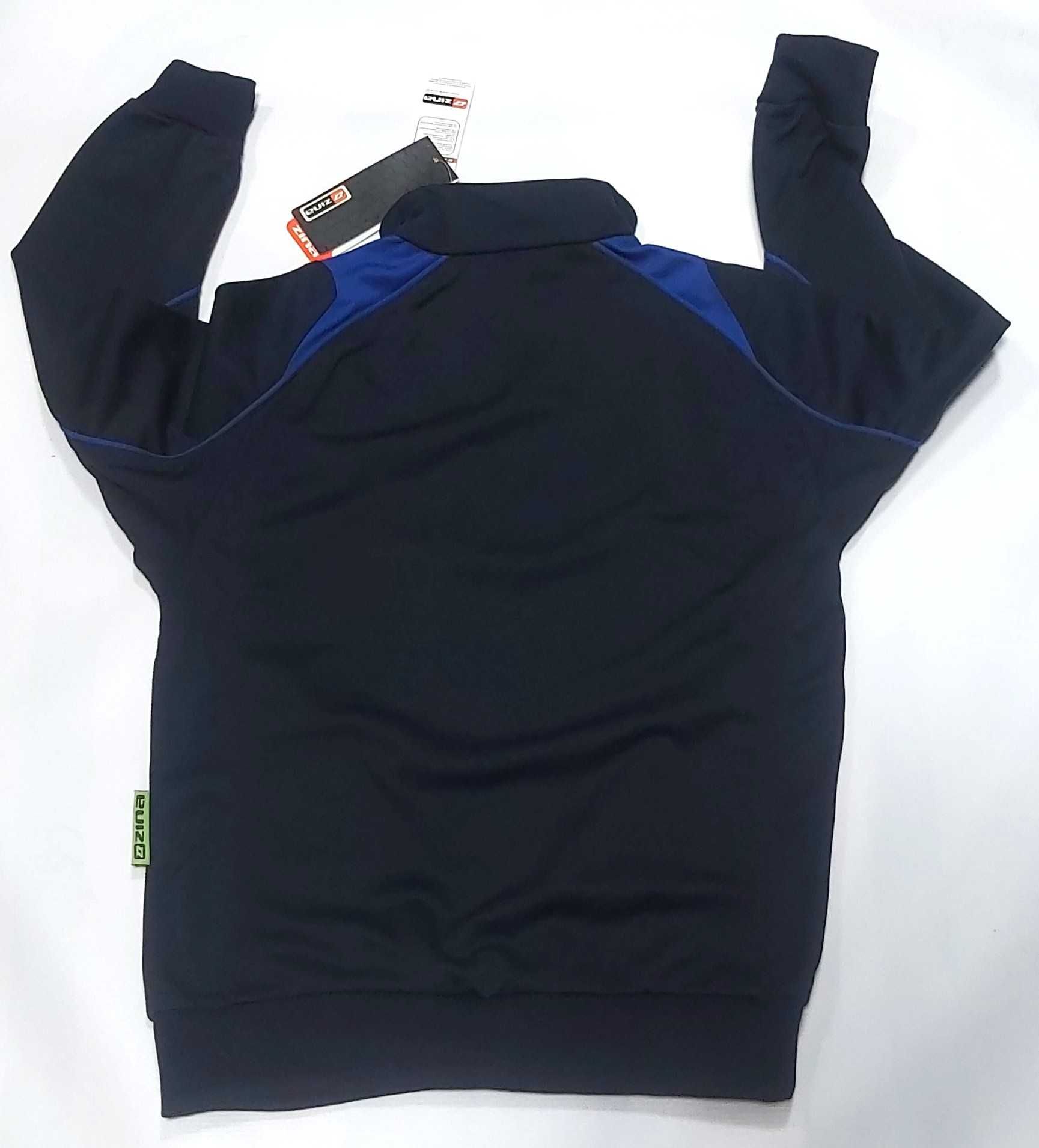 (S) Bluza dresowa czarny - niebieski DELTA ZINA sport piłka trening