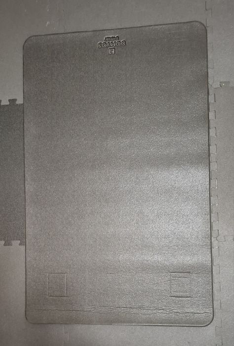 Tapete proteção para bicicleta estática 100 x 70cm marca Domyos