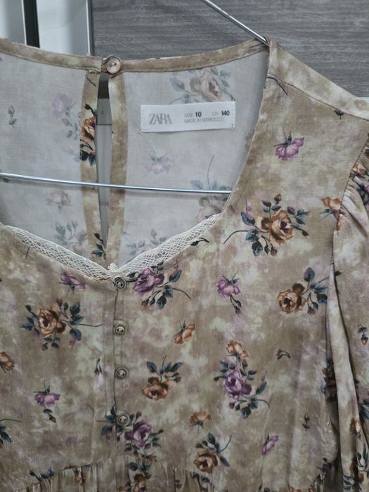 Sukienka letnia 140 ZARA NOWA bez metki