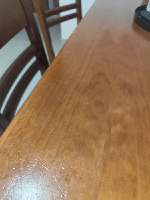 Mesa cerejeira com 6 cadeiras