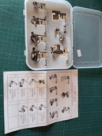 Kit de Calcadores universais para maquinas domésticas