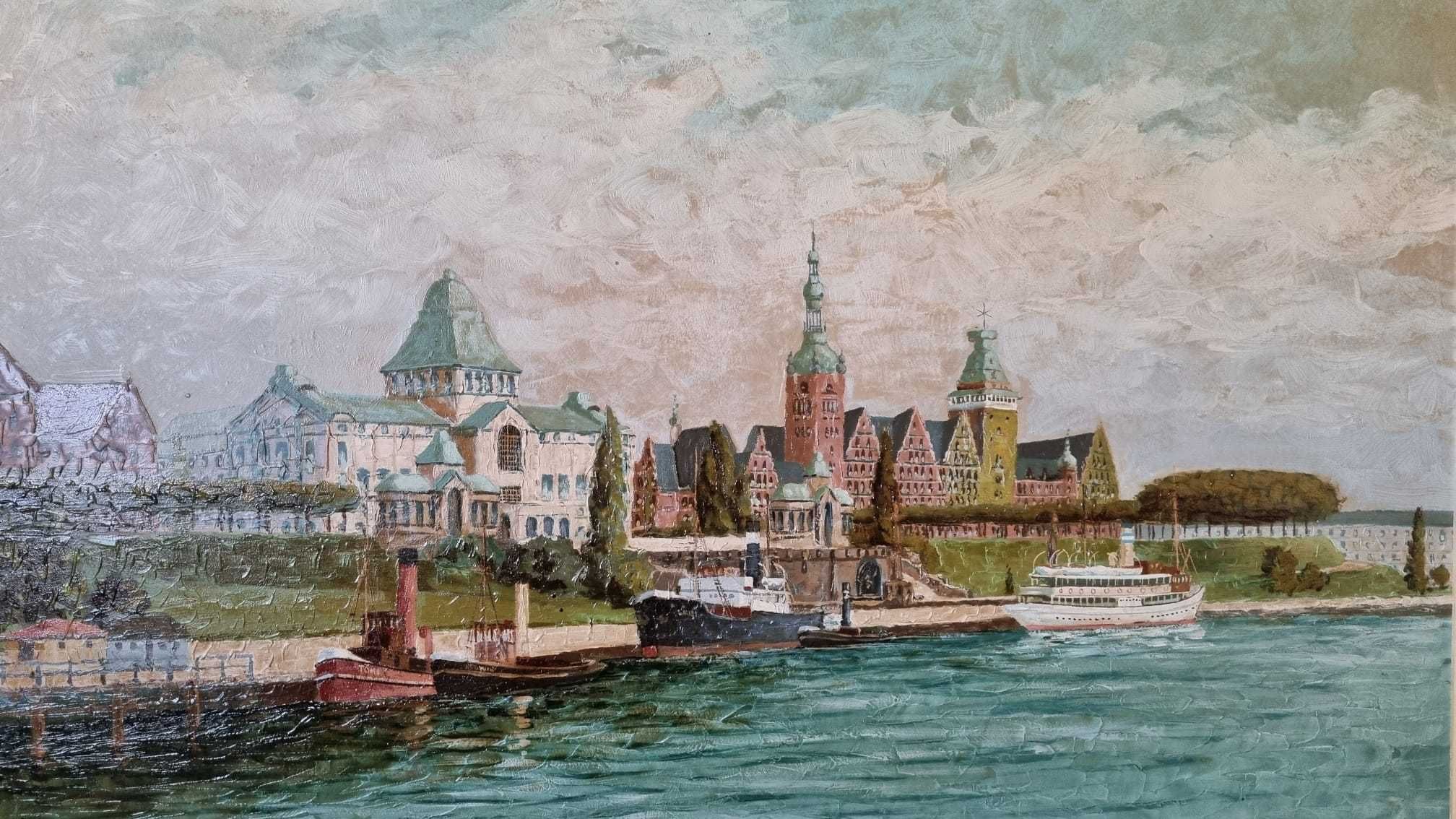Szczecin, widok na Wały Chrobrego, Wilhelm Hoffmann 1962  r.