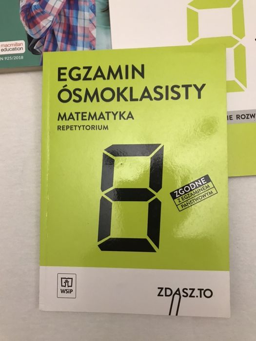 Egzamin ósmoklasisty polski, angielski, matematyka.