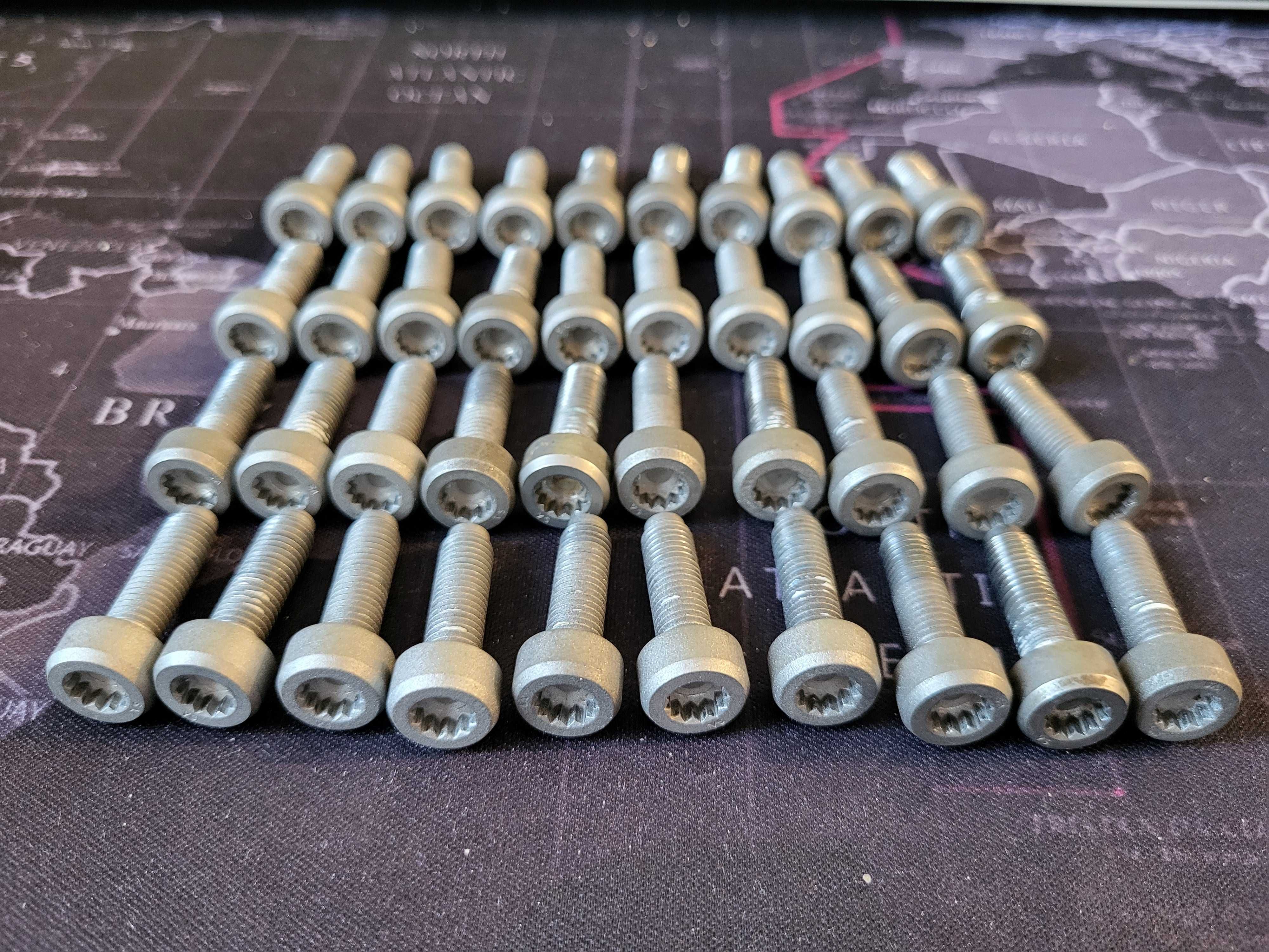 Tytanowe śruby do felg BBS M7x24mm 30sztuk