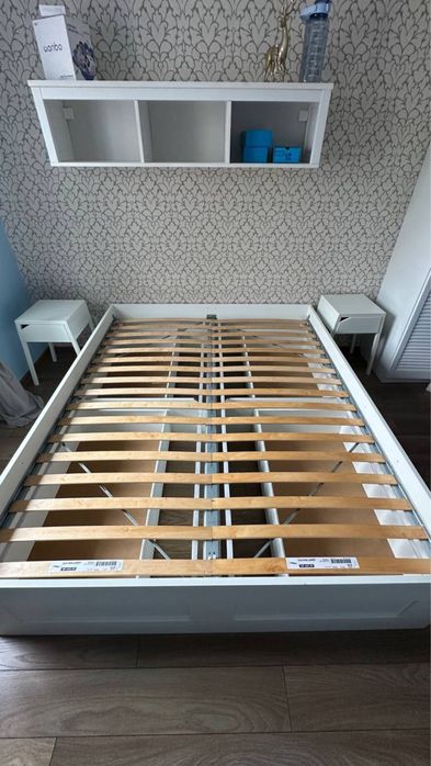 łóżko Ikea Malm 160 * 200 i stelaż żebrowy