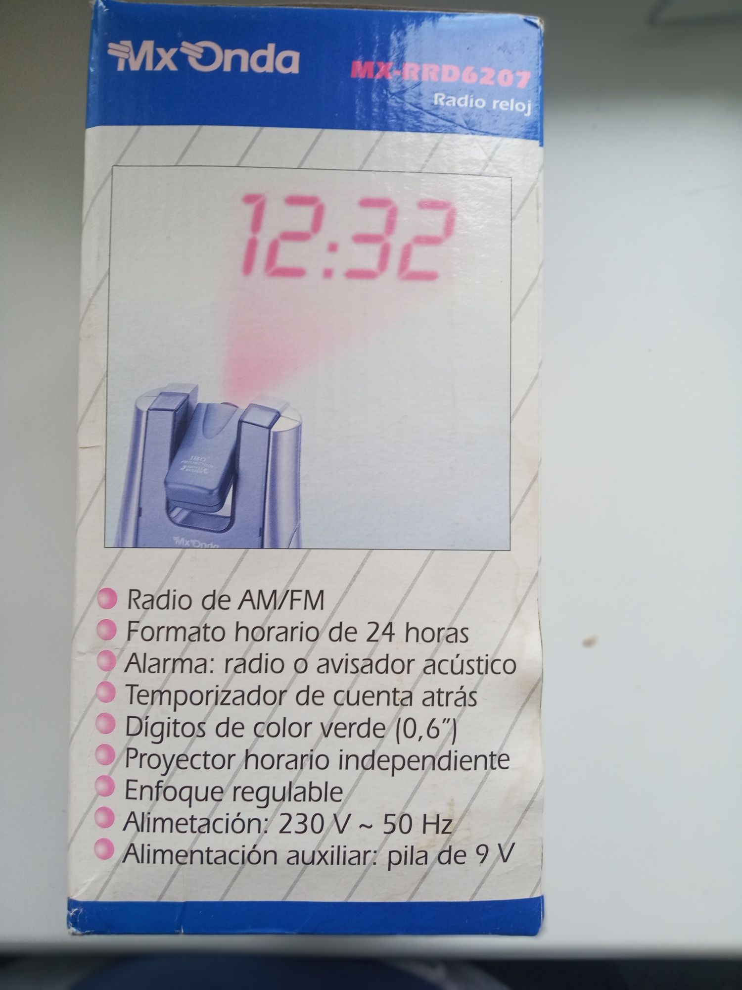 радиоприемник с часами mx Onda MX RRD62078