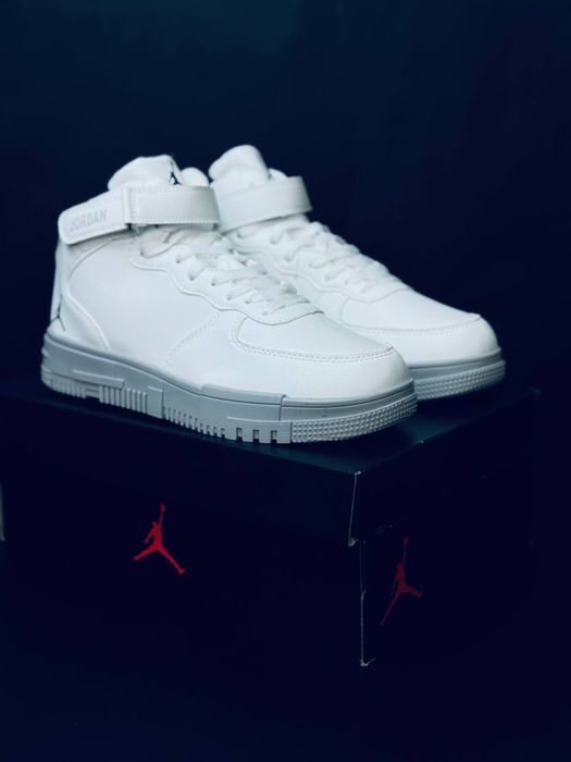 Nike Jordan Retro мужские белые зимние кроссовки Найк Джордан ретро