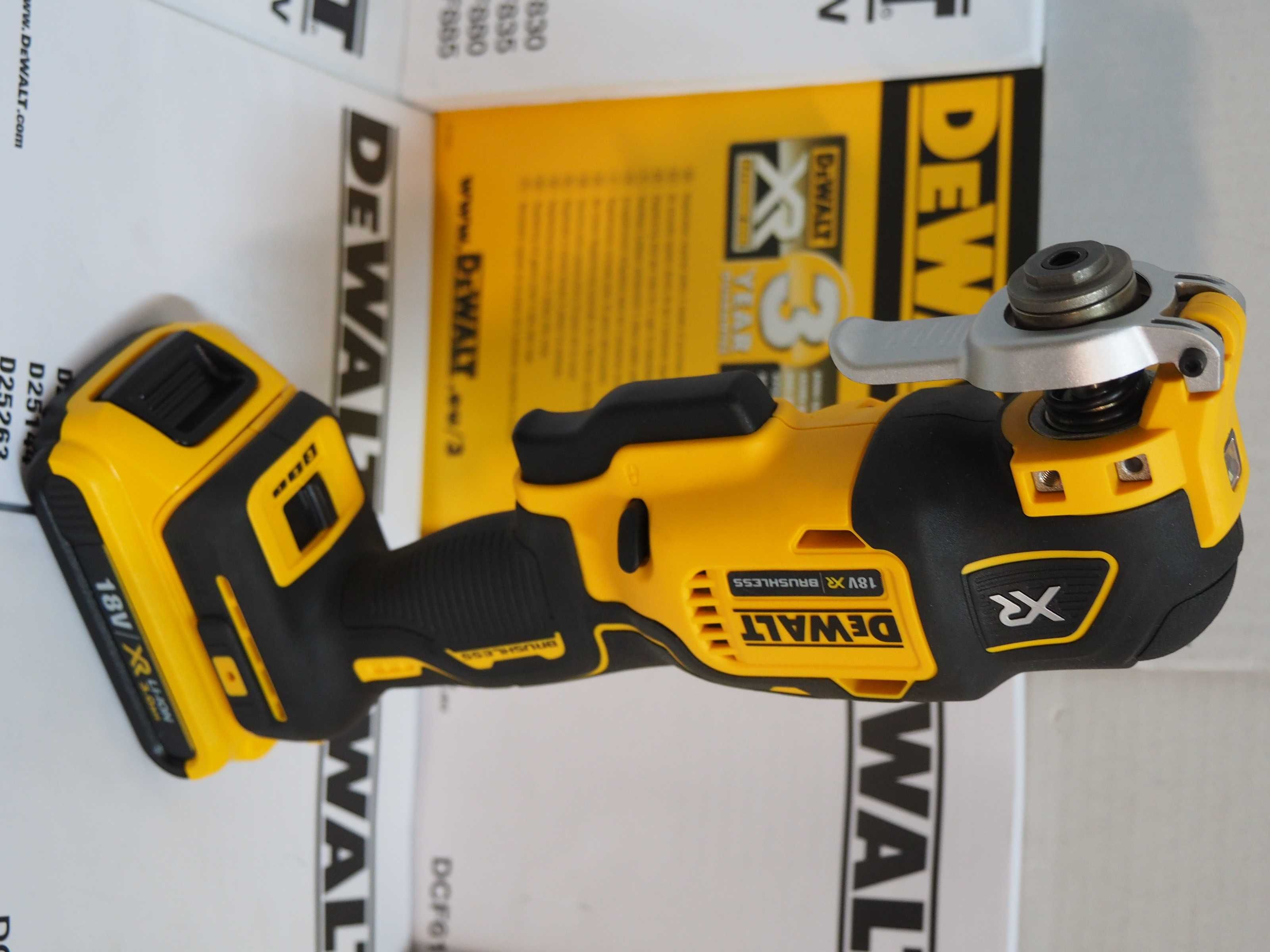 Zestaw DEWALT DCS 356 multimaster wielofunkcyjna szlifierka 18v 3ah