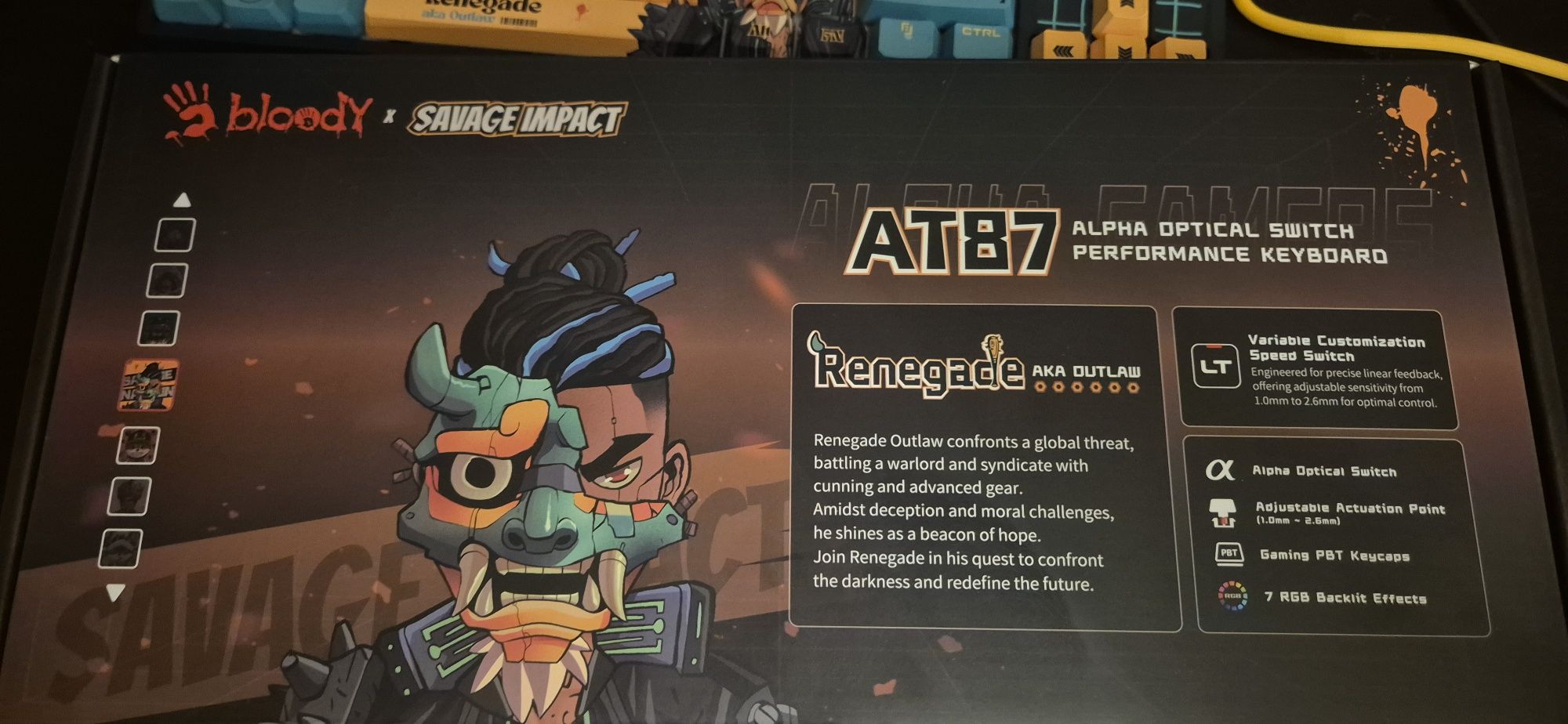Продам клавіатуру A4tech Bloody AT87
