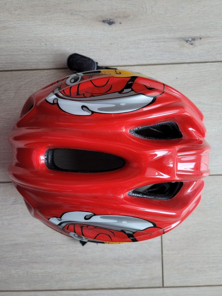 Kask dziecięcy Puky PH1 S/M  46-51 cm czerwono-żółty