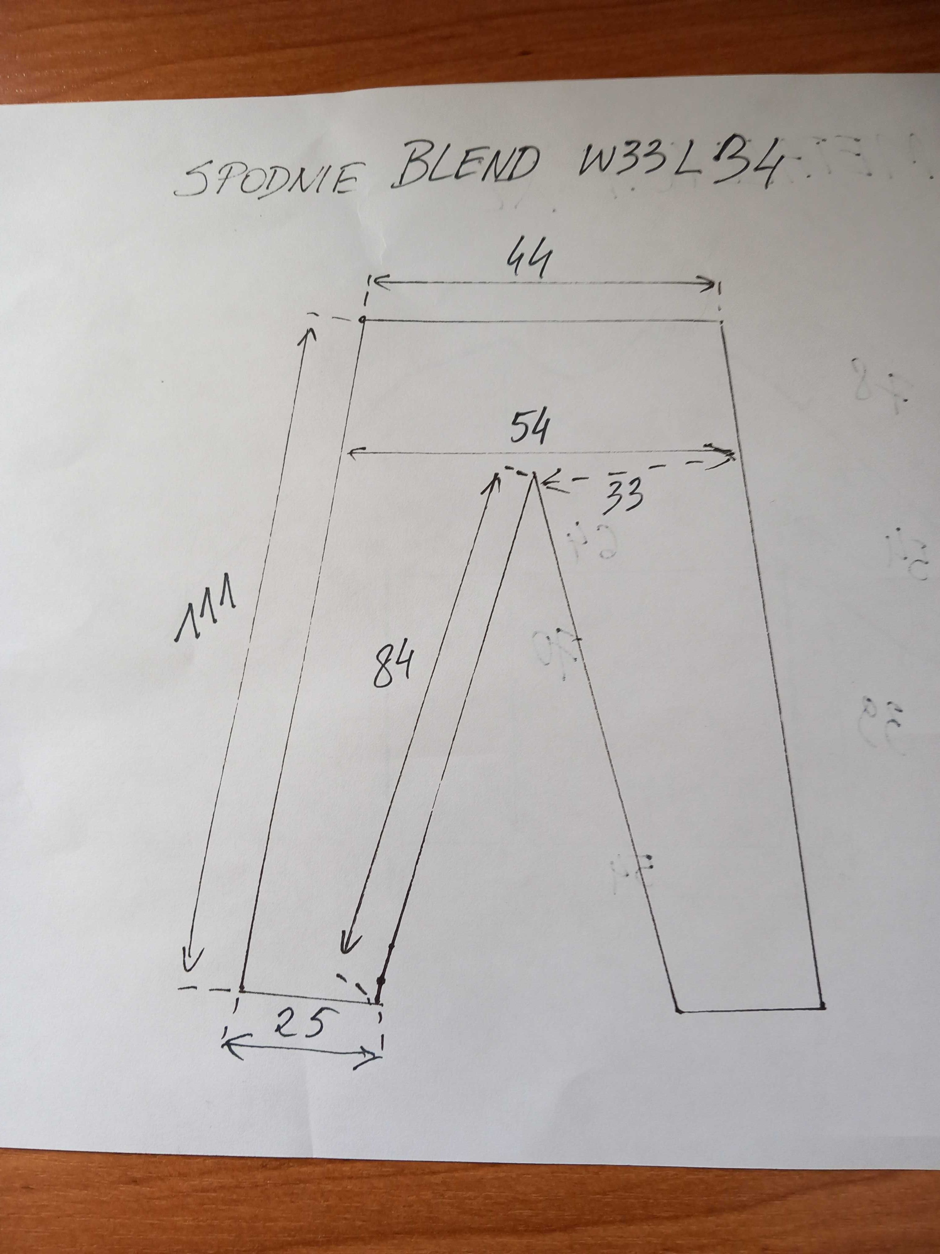 spodnie damskie blend w33 l 34 nowe