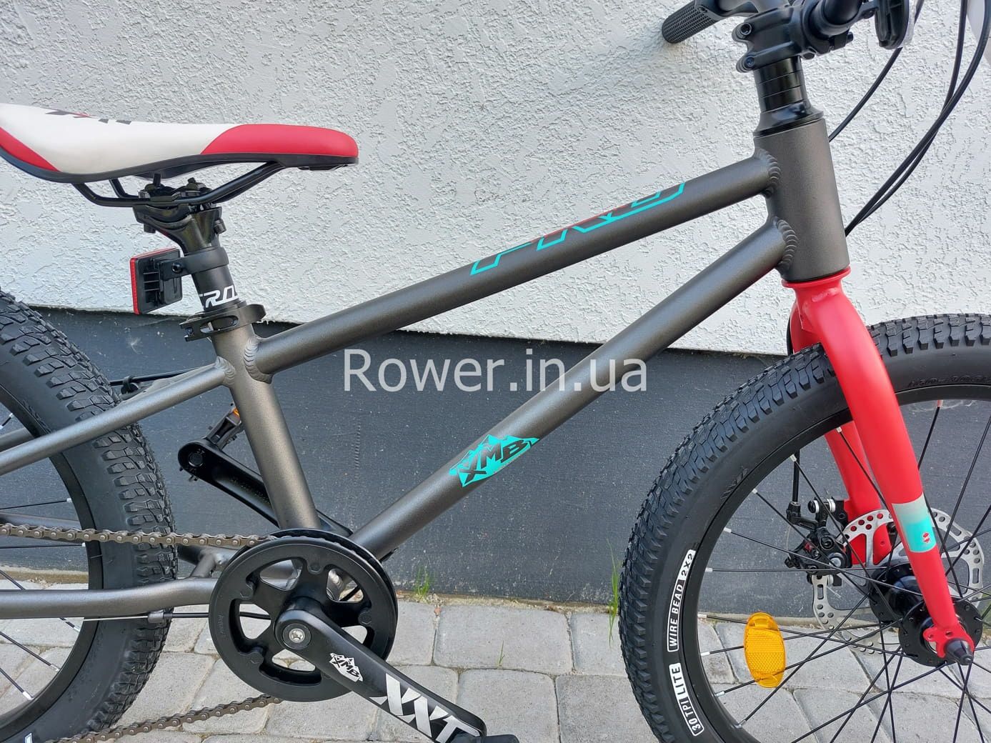 Дитячий алюмінієвий велосипед 6-8 років Crosser XMB Pro 20 Gray Red