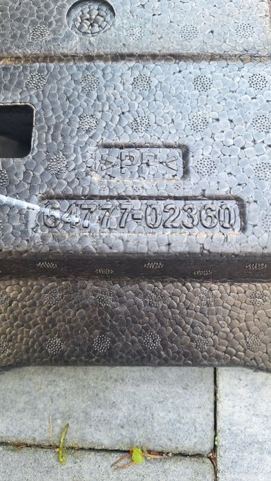 Toyota Corolla E21 HB 18-24 Styropian koła dojazdowego