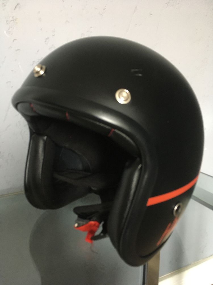 IXS HX89 2.0 Matt Black Orange kask jet rozmiar M