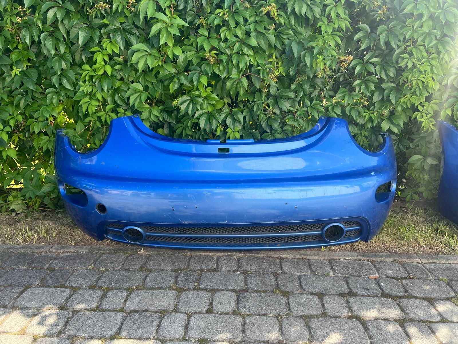 Zderzaki przód + tył VW New Beetle (1998) – niebieskie