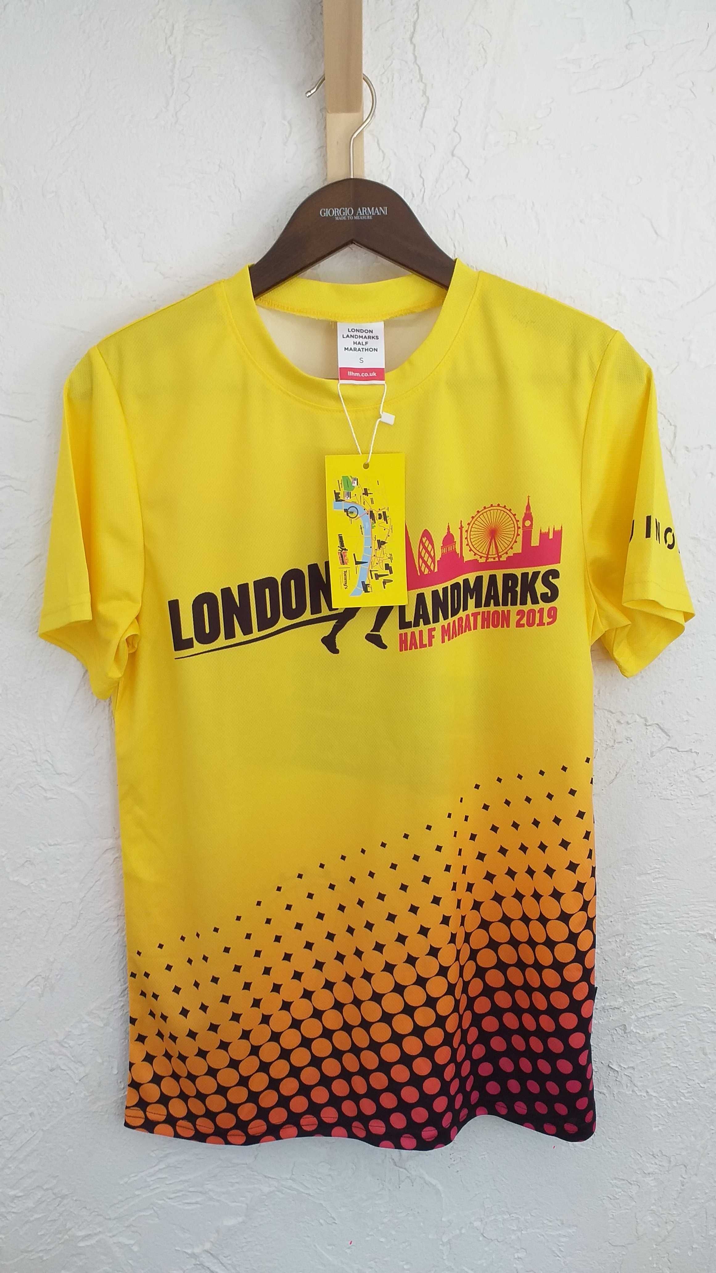 NOWY T-shirt London Landmarks Half Marathon 2019 Półmaraton Londyn S