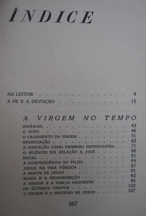 A Virgem Maria (Nossa Senhora) de Jean Guitton - 1 Edição Ano 1959