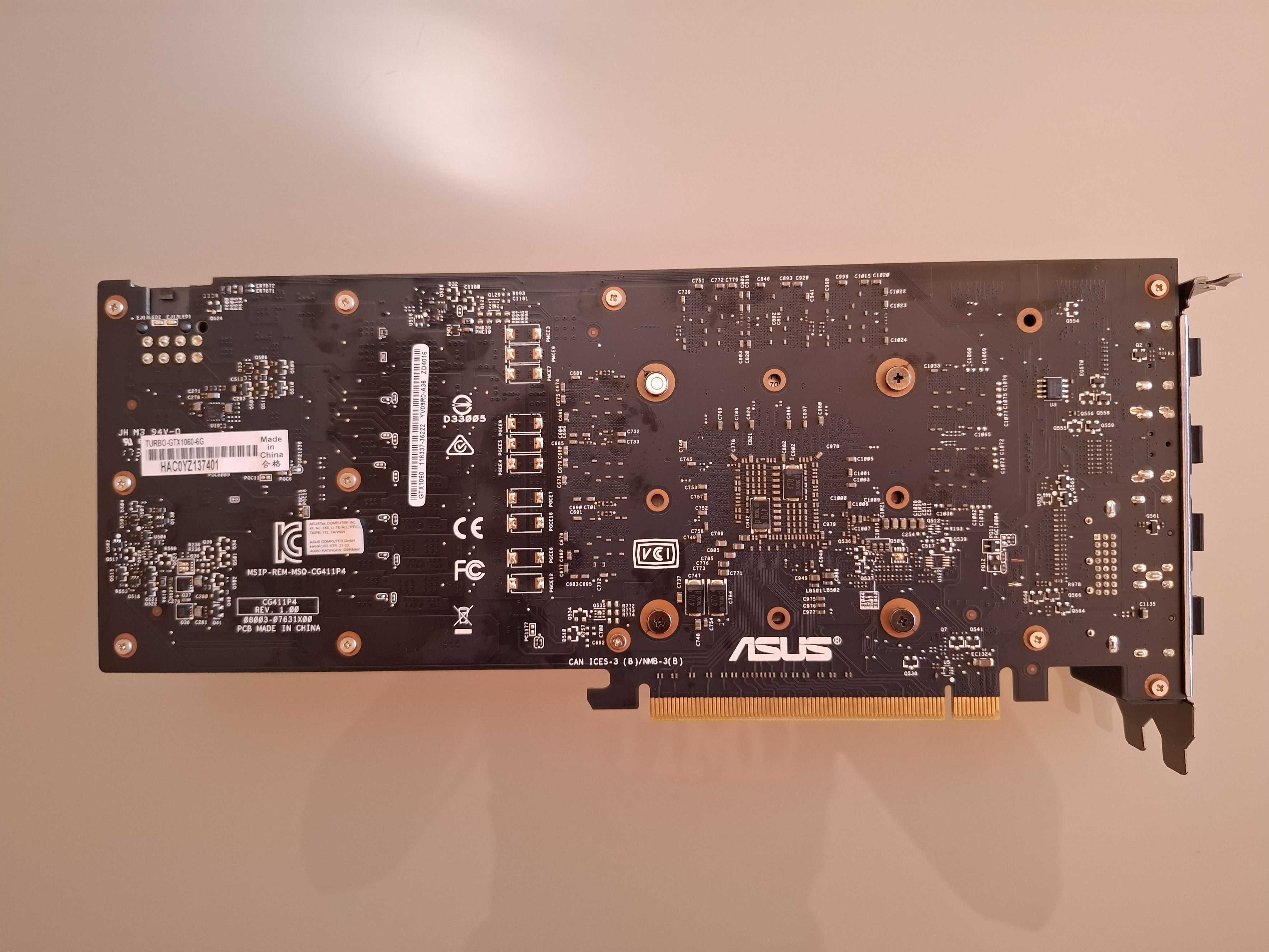ASUS TURBO GTX 1060 6GB