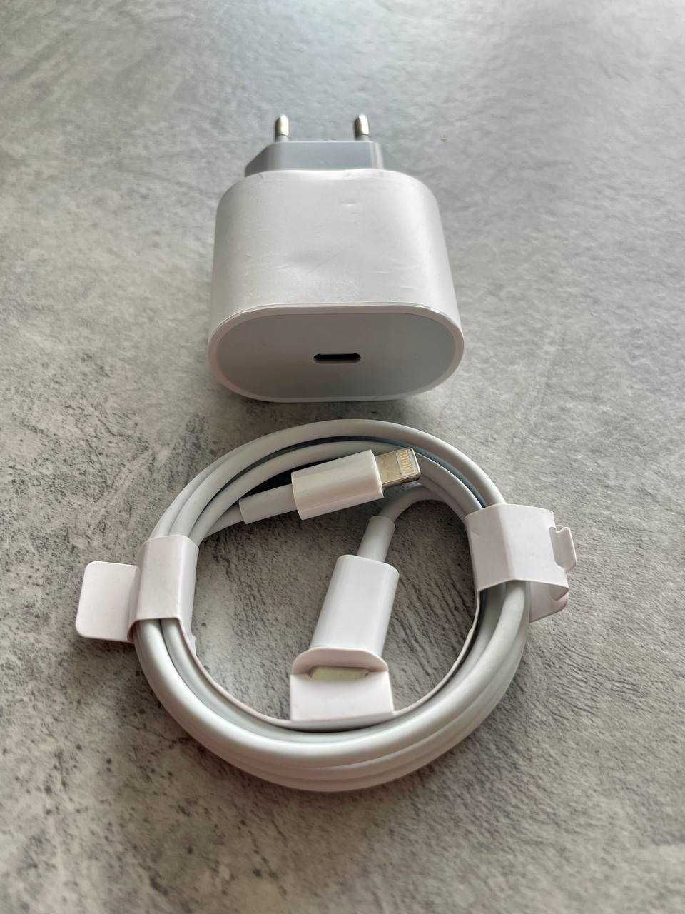 Блочок швидкої зарядки iPhone 20w + шнур