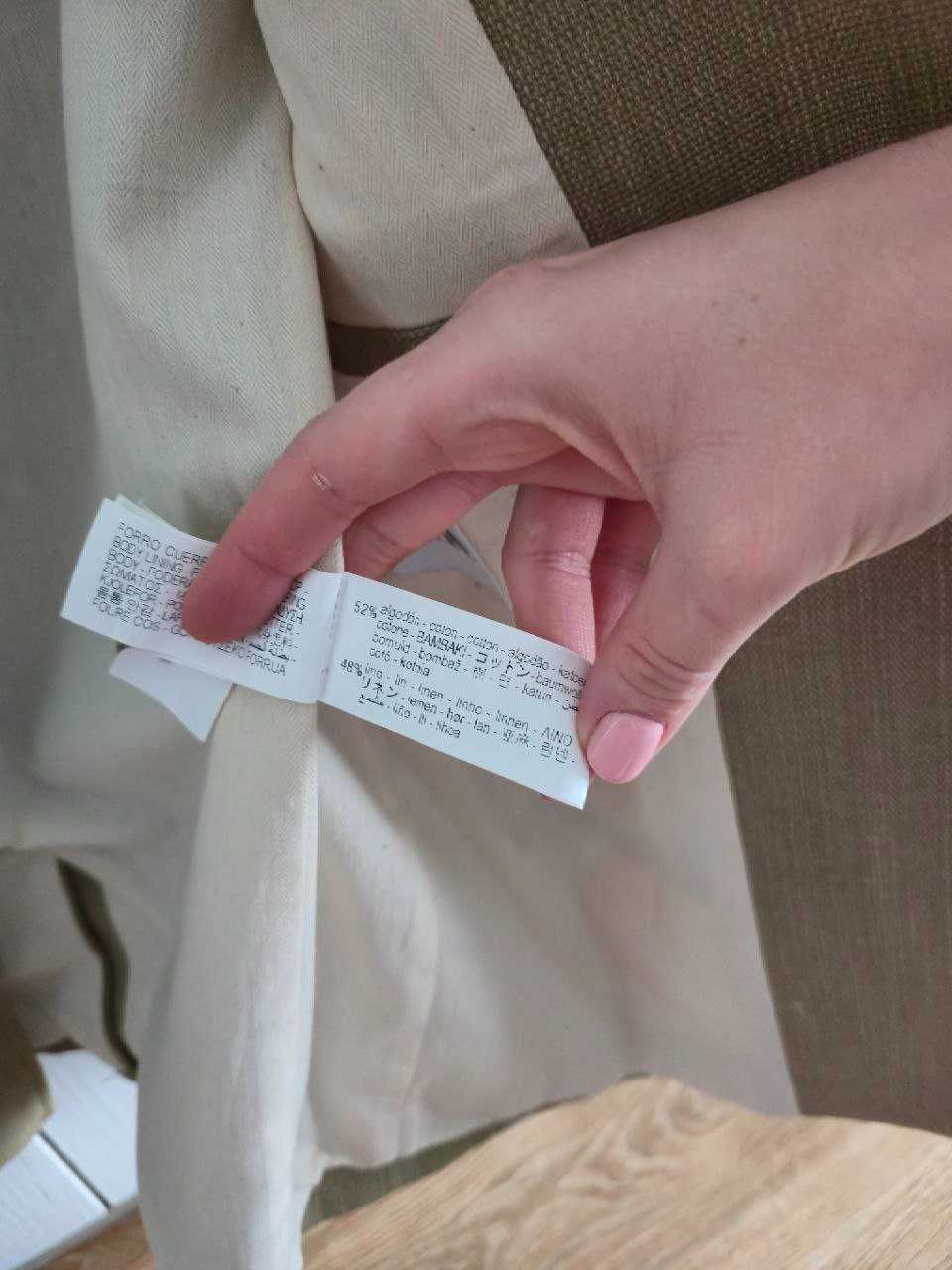Піджак лляний Zara новий