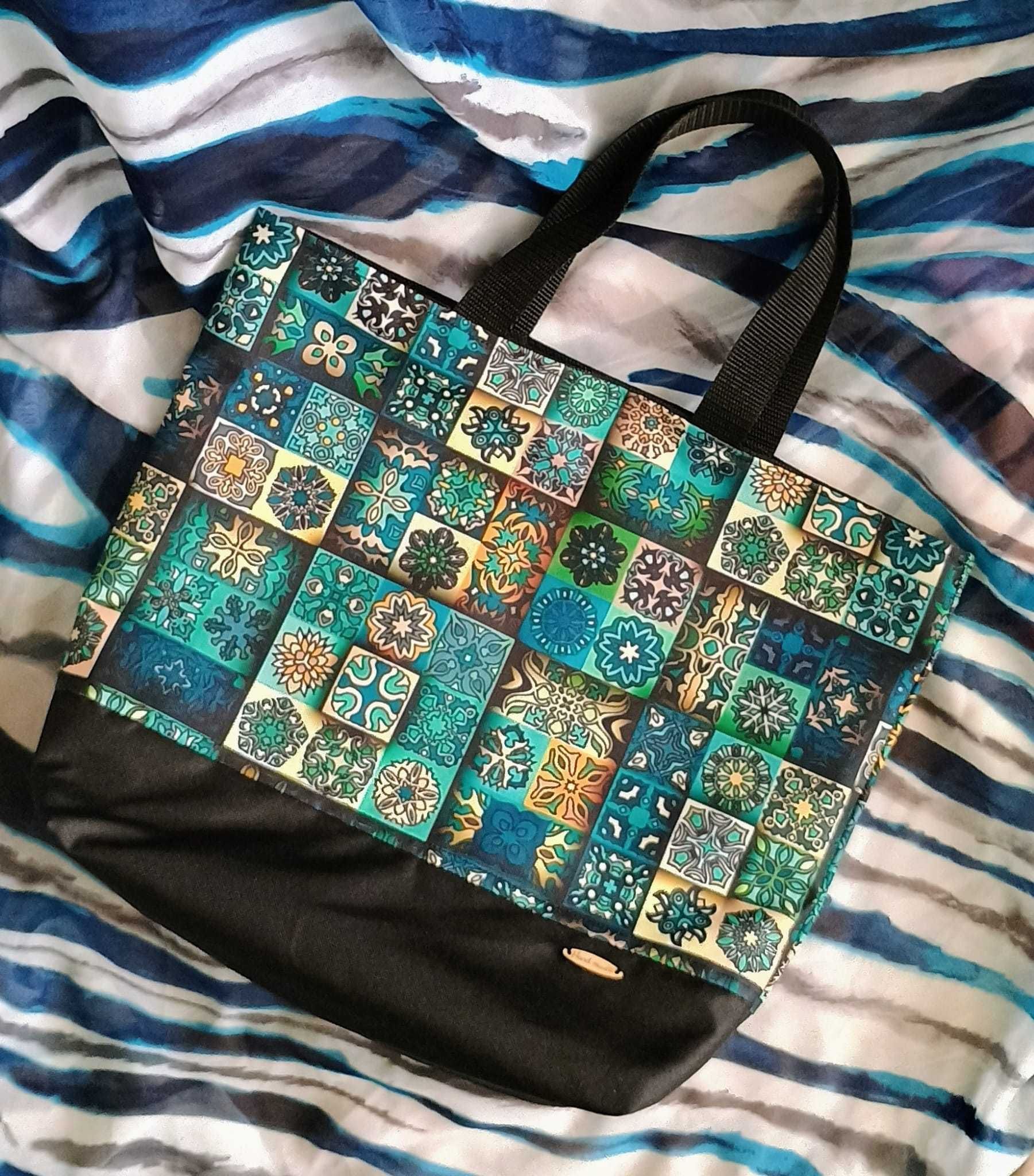Hand Made torba shopperka boho