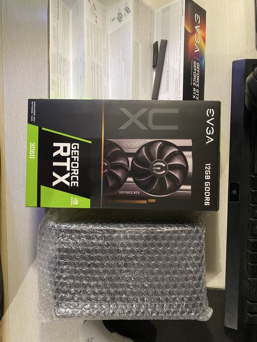 Топовая evga 3060 12 gb гб видеокарта rtx полный комплект