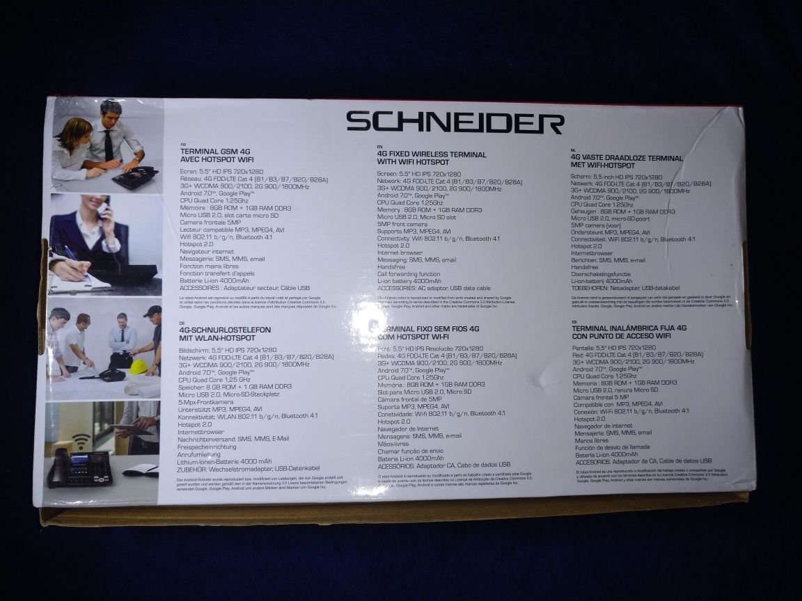 Schneider sc400fwt, стационарный смартфон!