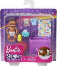 bobas lalka barbie skipper dziecko zmiana pieluszki ghv86