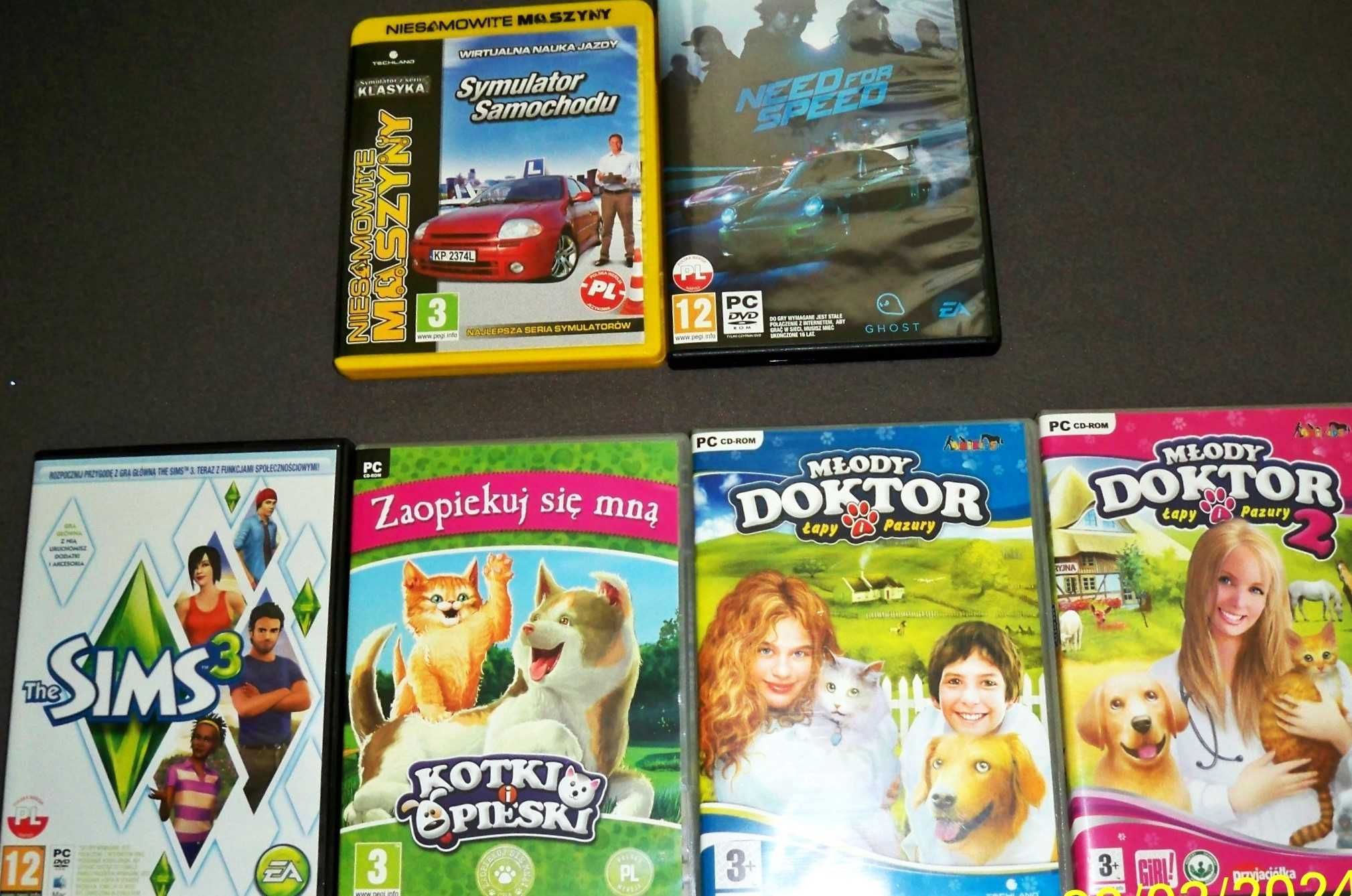 Sims 3 + 6 dodatków + 2 akcesoria + dodatkowe 5 gier