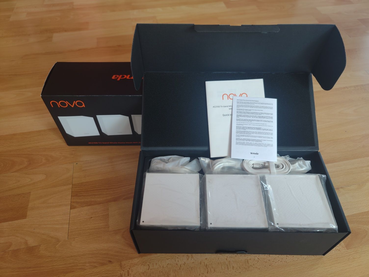 Wifi Mesh system Tenda Nova MW12 3-pack AC2100 3-band zestaw routerów