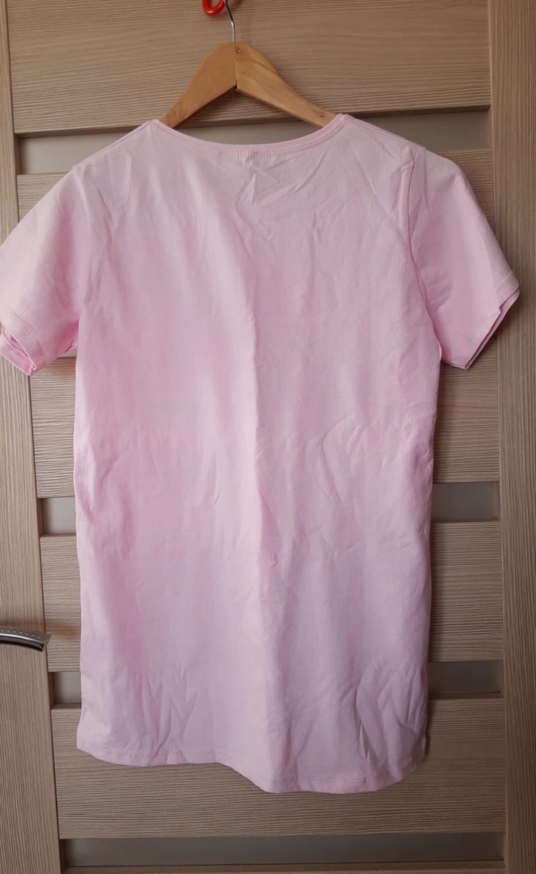 Nowy różowy t-shirt Bombowa ŻONA r.42.