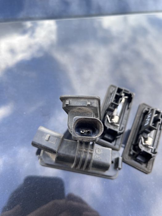 Подсветка номера Skoda SuperB 2, Passat B6, B7. Touran